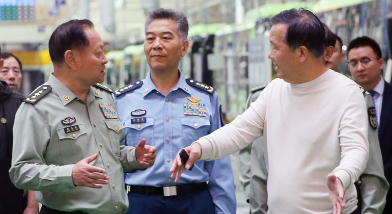 中央軍委副主席張又俠考察宇通