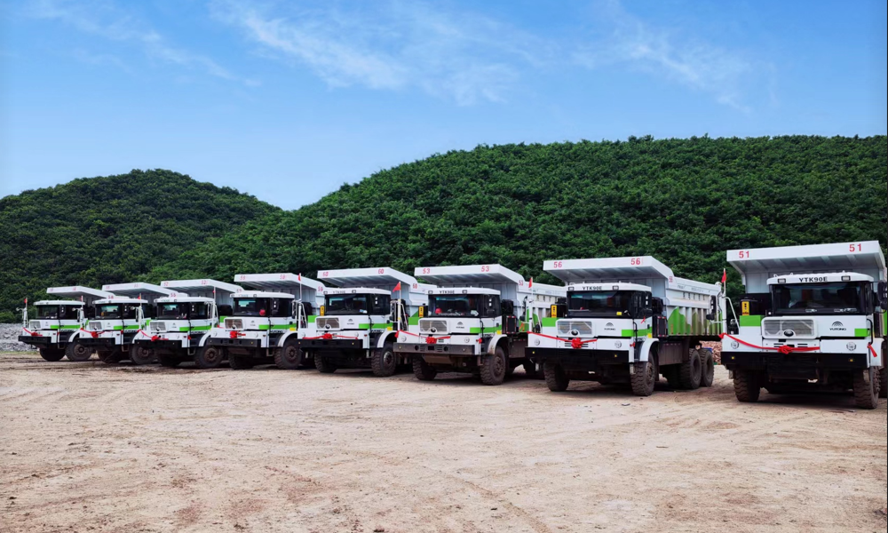 遼寧批量交付！宇通礦用車為綠色礦山建設“助跑”